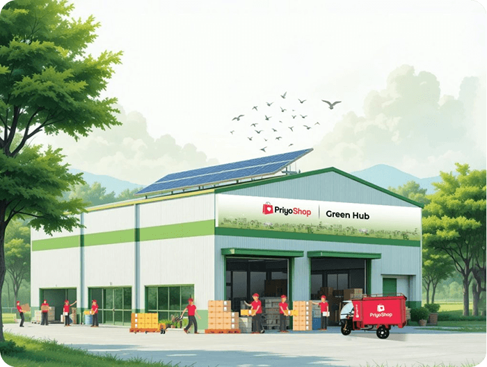 ~Building a Greener Tomorrow: Innovation Through PriyoShop's Green Hub.~