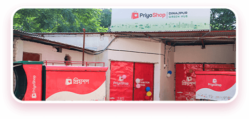 PriyoShop green hub in Dinajpur
